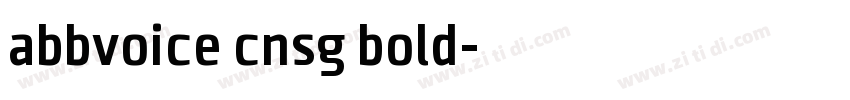 abbvoice cnsg bold字体转换